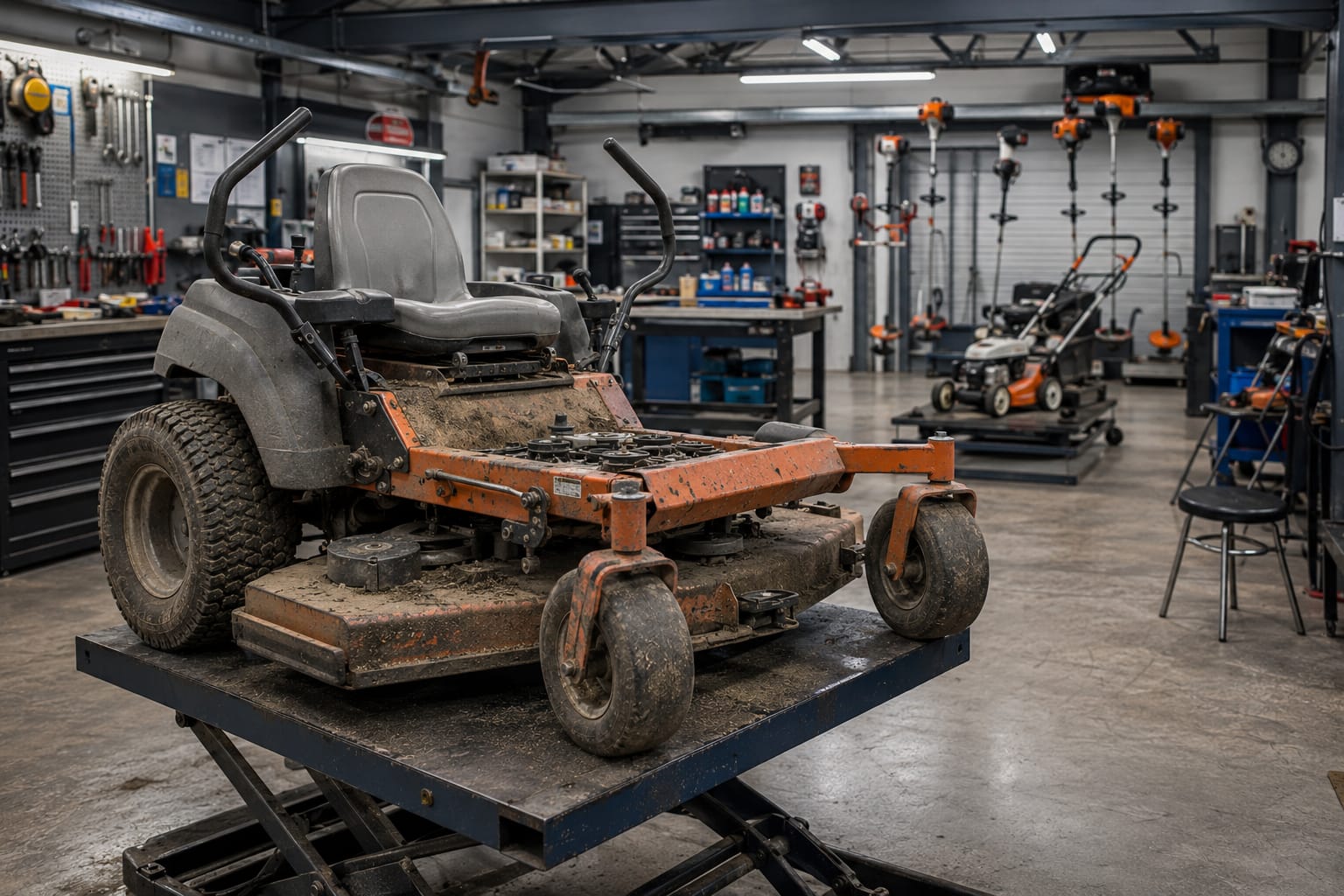 Professional ride-on mower repair and servicing in Carlisle Cumbria