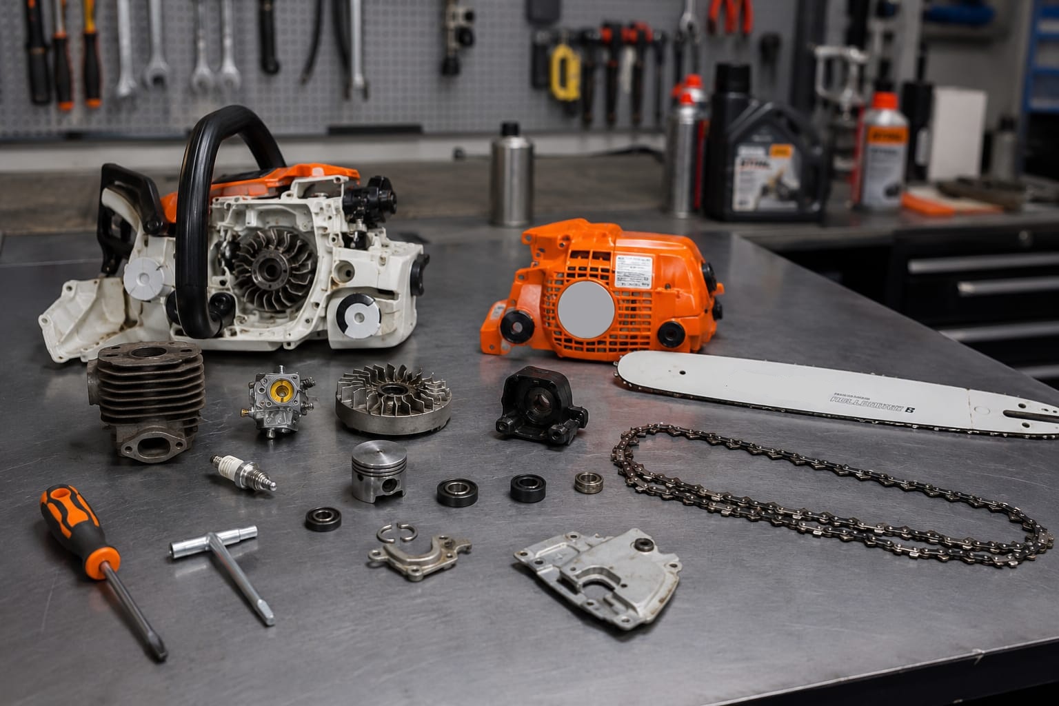 Expert chainsaw repair and strimmer servicing by certified technicians in Carlisle