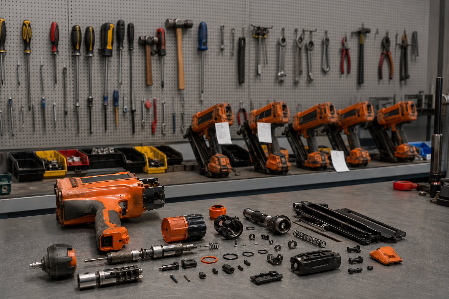 Gas nail gun repair and professional tool servicing Carlisle