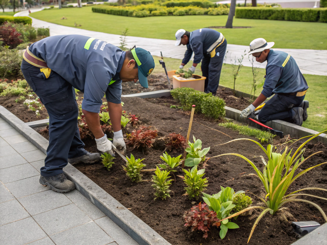 Glasgow Landscaping Group team delivering landscaping services